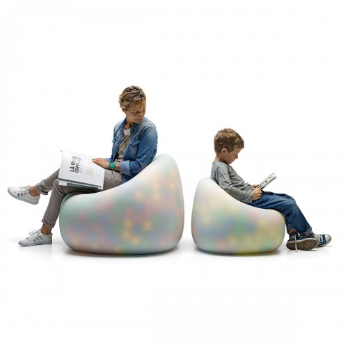 Fotoliu interior exterior din polietilena pentru copii Plust Gumball Armchair Junior